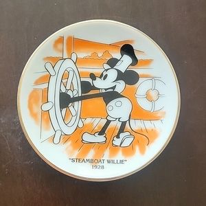 Steamboat Willie 1928 Mickey Mouse Disney 3.25" Plate
